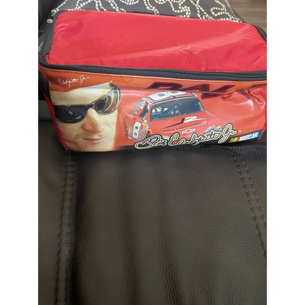 Dale Earnhardt Jr Lunch Bag Insulated Lunch Box Cooler NASCAR Racing Red